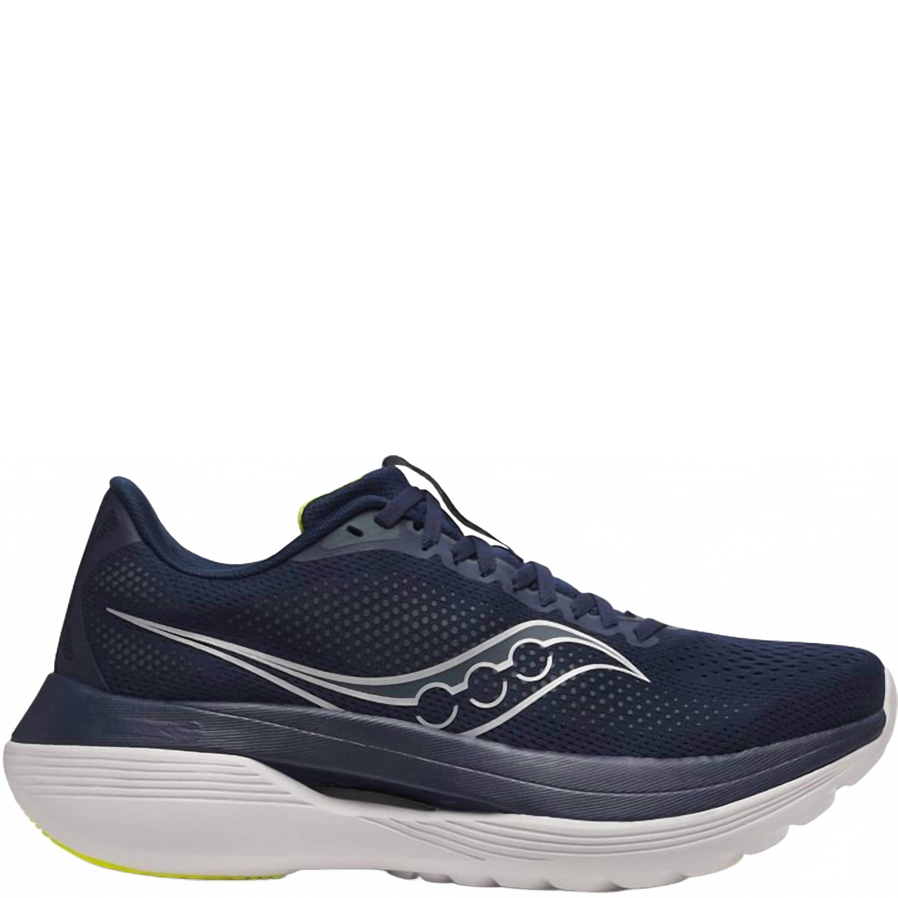 New Saucony Men's Endorphin Trainer Shoes In Navy/Primrose